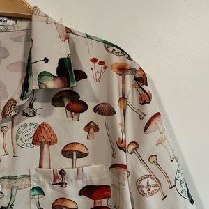 Mushroom short sleeved polo shirt